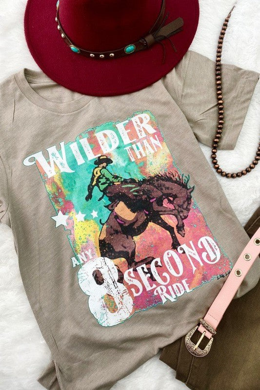 Wilder Than a Second Ride- T-Shirt